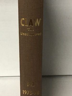 Claw the Unconquered: 1-12: 1975-1978