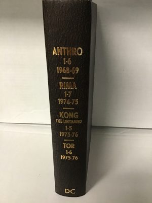 Anthro: 1-6; 1968-1969, Rima: 1-7; 1974-1975, Kong the Untamed" 1-5; 1975-1976, Tor: 1-6; 1975-1976